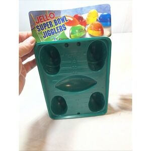 JELL-O Super Bowl Jigglers Mold Set Football & Helmet Shapes Plastic